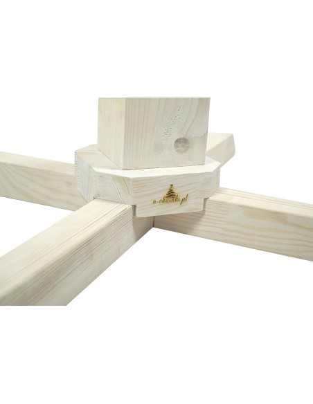 Balts priedes statīvs 80 cm