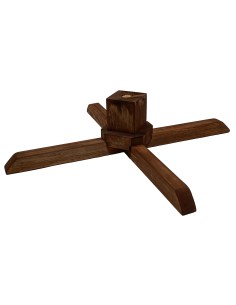 Tumšs priedes statīvs 80 cm 2