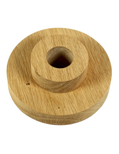 15 cm dabīgs ozolkoks apaļais statīvs