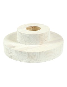 Valge männipuu alus 15 cm 2