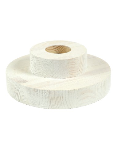 Valge männipuu alus 15 cm