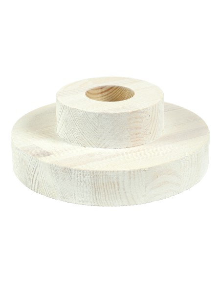 Valge männipuu alus 15 cm