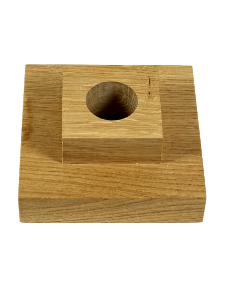 15 cm looduslik tammepuust ruudukujuline alus