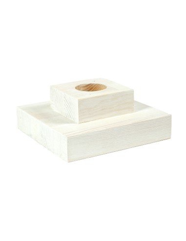 15 cm balintas kvadratinis pušies stovas