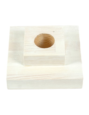 15 cm balintas kvadratinis pušies stovas