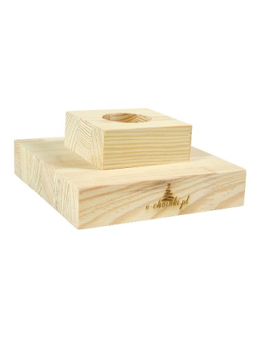 15 cm dabisks kvadrātveida priedes statīvs