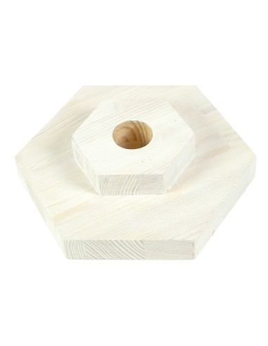 Balintas šešiakampis pušies stovas 20 cm