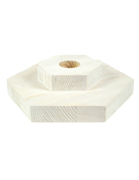 Balintas šešiakampis pušies stovas 20 cm