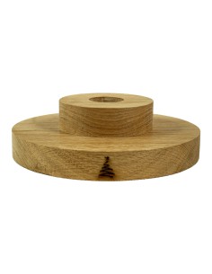 Natūralus 20 cm apvalus ąžuolo stovas