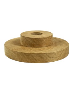 Natūralus 20 cm apvalus ąžuolo stovas 2