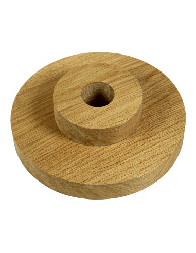 Natūralus 20 cm apvalus ąžuolo stovas