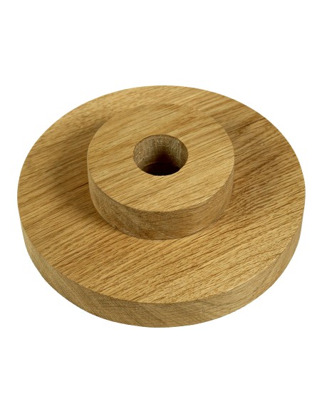 20 cm looduslik tammepuust ringikujuline alus