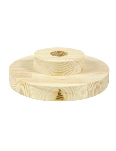 Priekšmets no priedes, dabisks, apaļš, 20 cm
