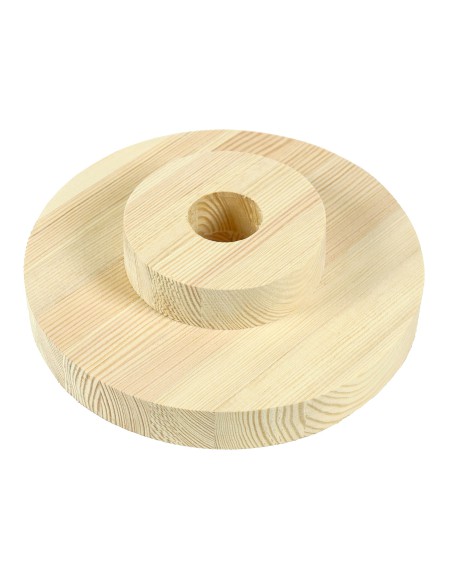 Priekšmets no priedes, dabisks, apaļš, 20 cm