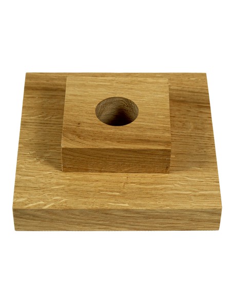 Ozola statīvs dabīgs kvadrāts 20 cm