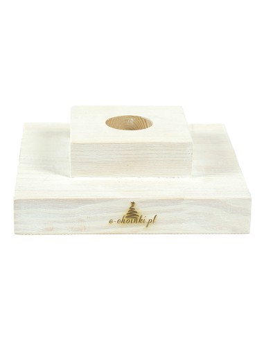 20 cm balintas kvadratinis pušies stovas