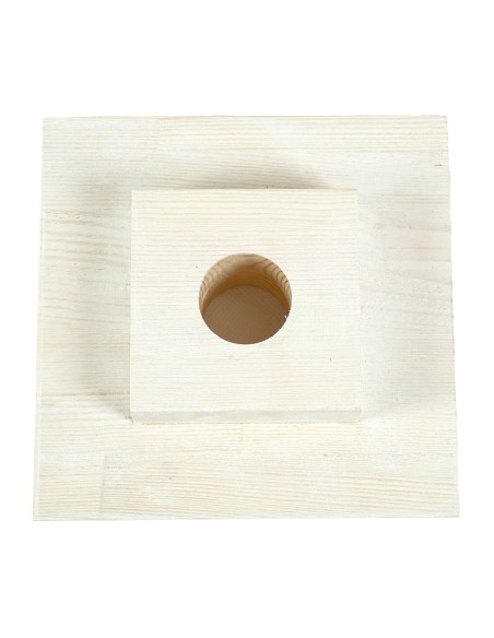 20 cm balintas kvadratinis pušies stovas