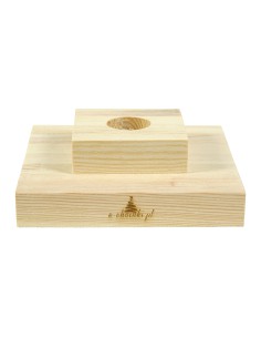 20 cm looduslik kuusepuust ruudukujuline alus