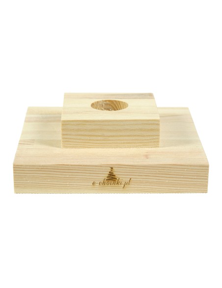 20 cm looduslik kuusepuust ruudukujuline alus