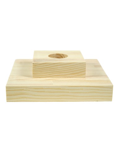 20 cm looduslik kuusepuust ruudukujuline alus