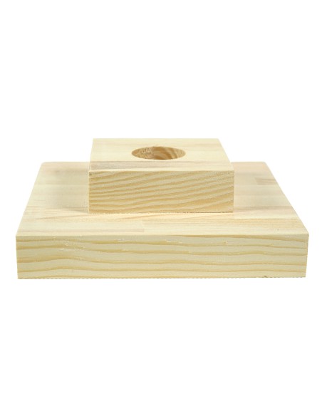 20 cm looduslik kuusepuust ruudukujuline alus