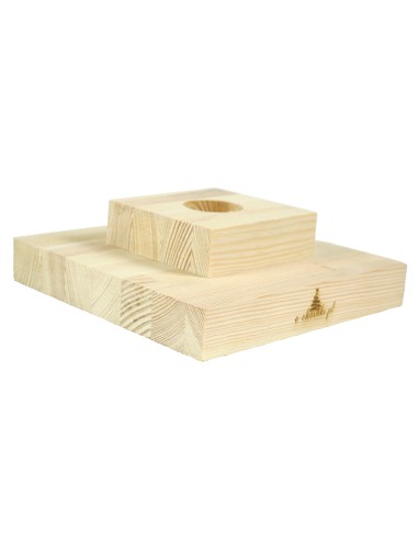 20 cm looduslik kuusepuust ruudukujuline alus