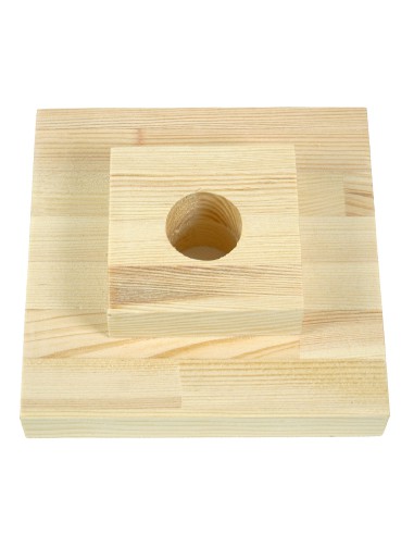 20 cm looduslik kuusepuust ruudukujuline alus